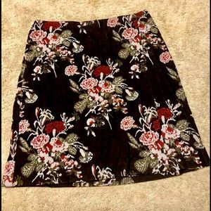 J Jill Medium Floral Skirt